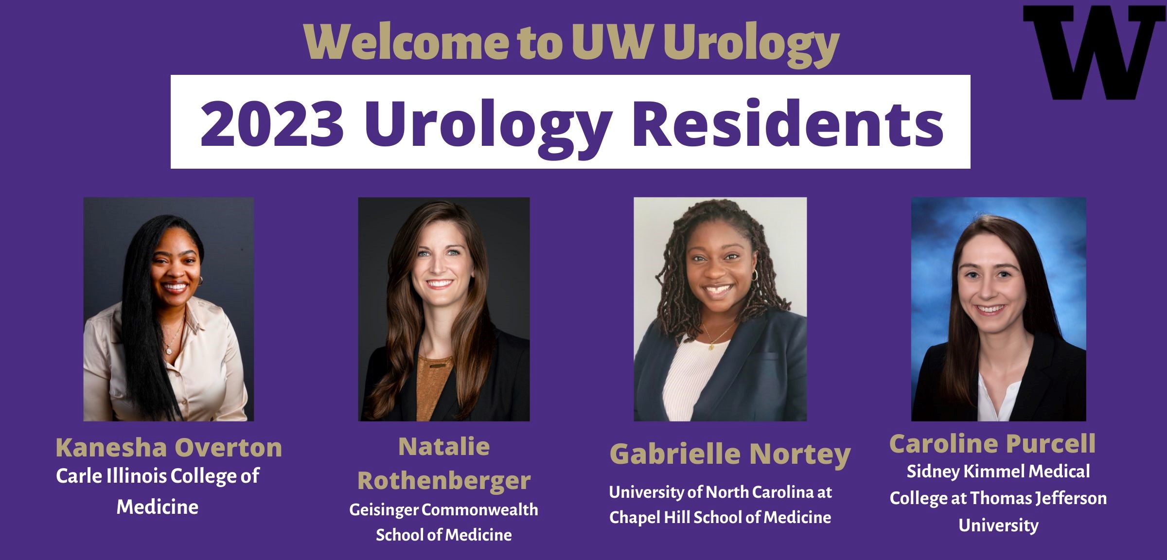 our matched 2023 residents! Department of Urology